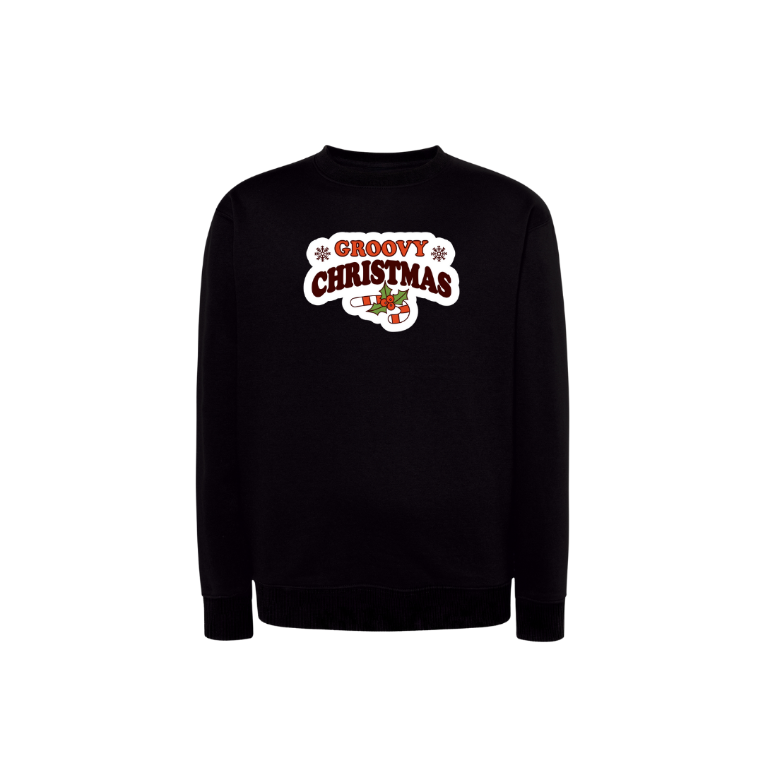 Sweatshirt Estampa Groovy Christmas