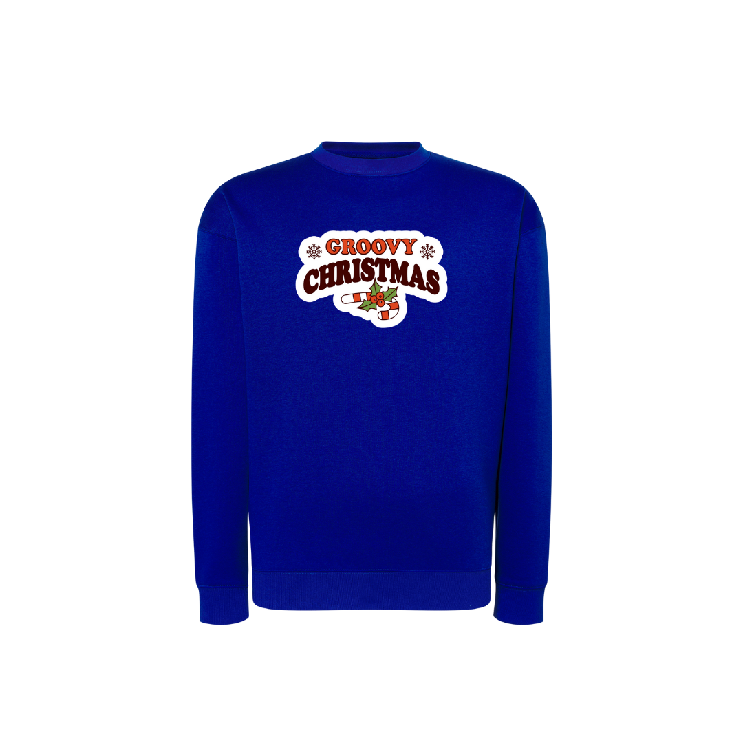 Sweatshirt Estampa Groovy Christmas