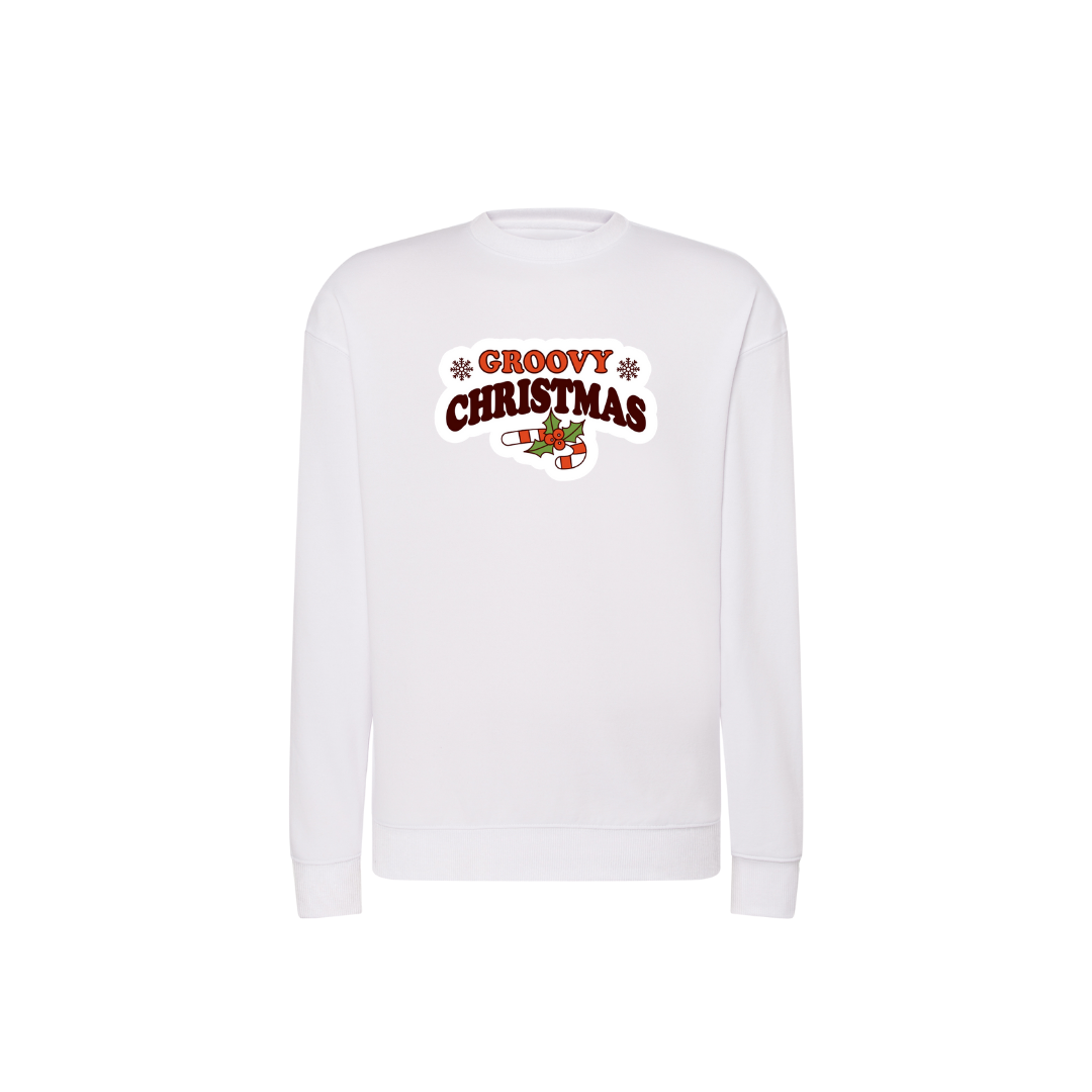 Sweatshirt Estampa Groovy Christmas