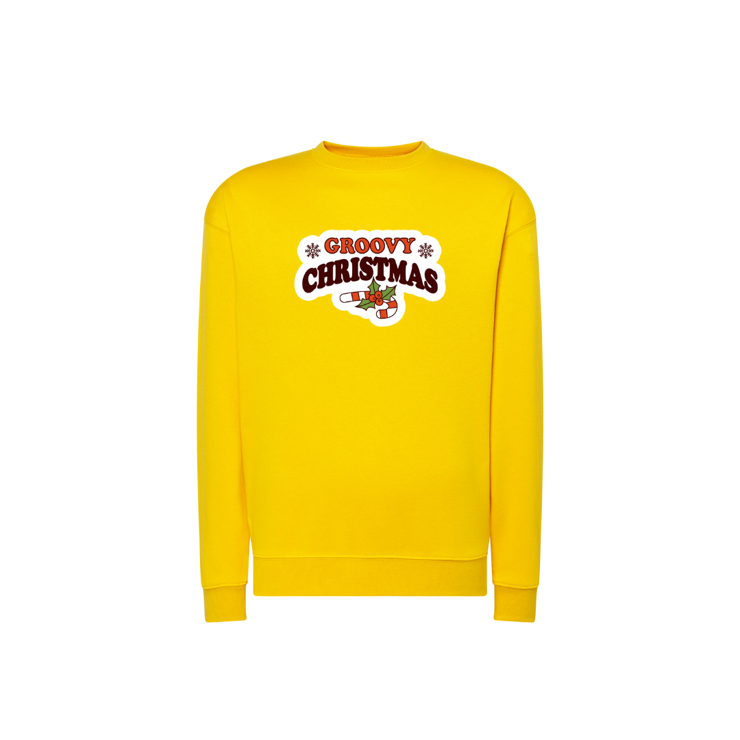 Sweatshirt Estampa Groovy Christmas