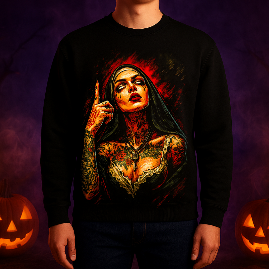 Estampa Halloween Freira