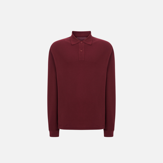 POLO MANGA LONGA LISA