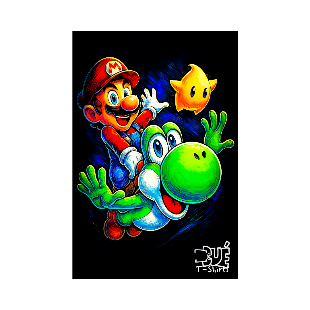 Estampa Gamer Super Mario