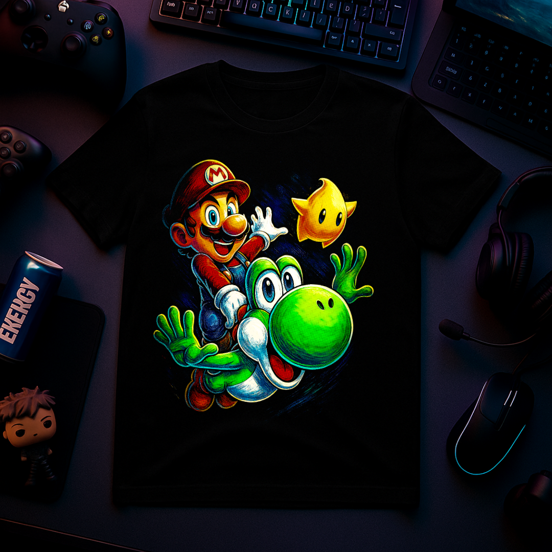 Estampa Gamer Super Mario