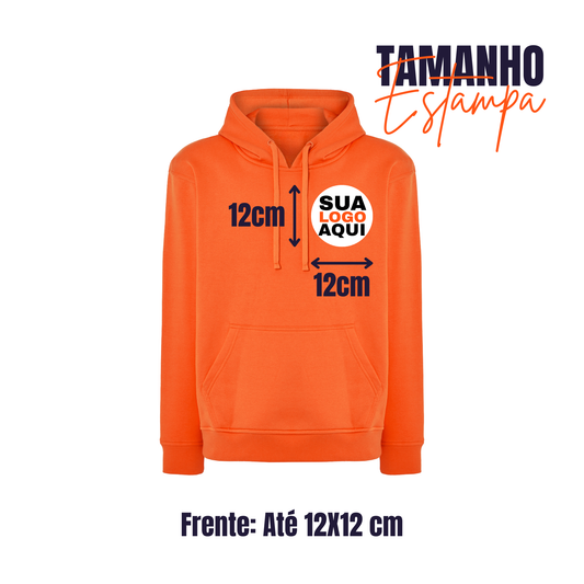 Sweartshirts Com Capuz Unissexo Estampa Frente 12x12cm