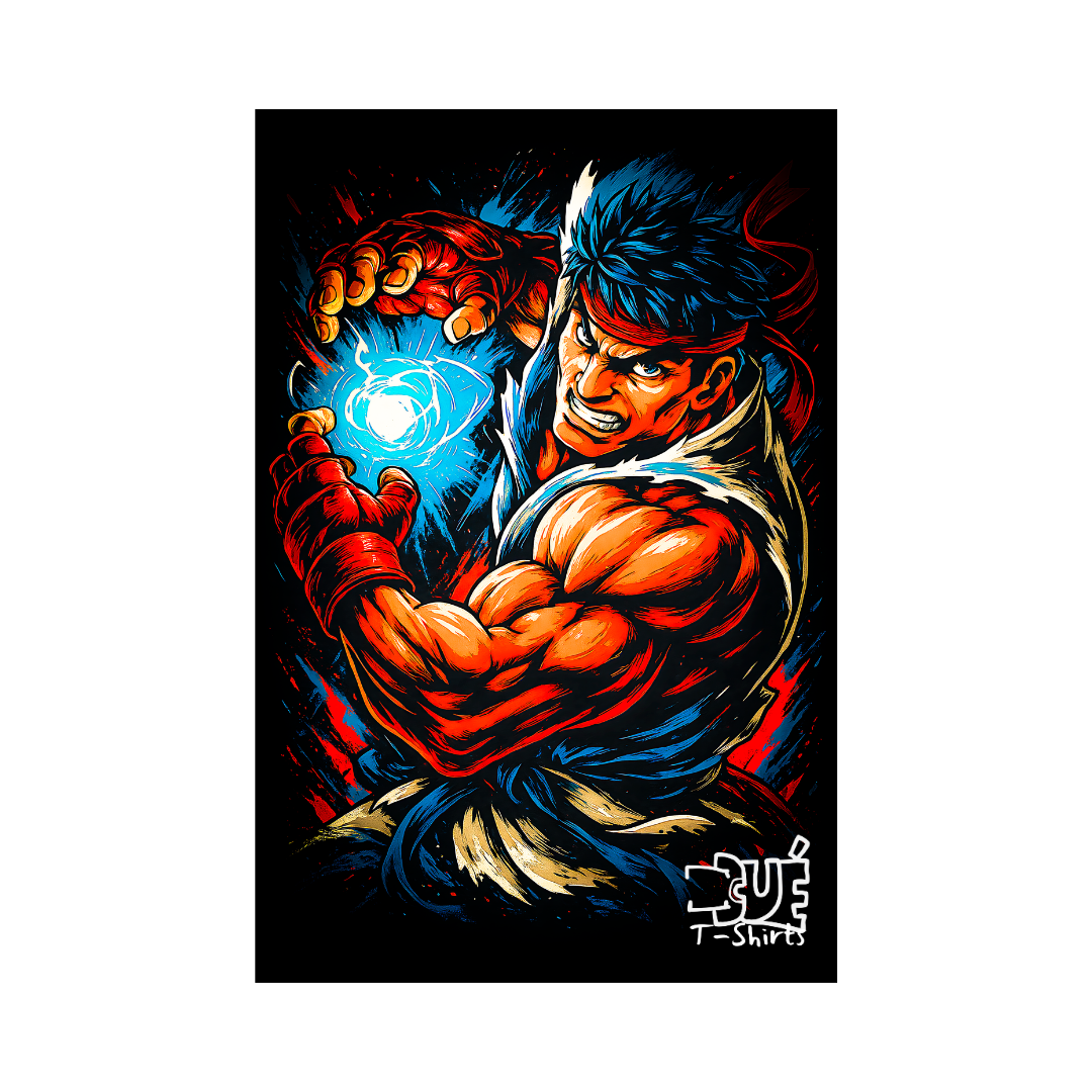 Estampa Gamer Ryu Street Fate