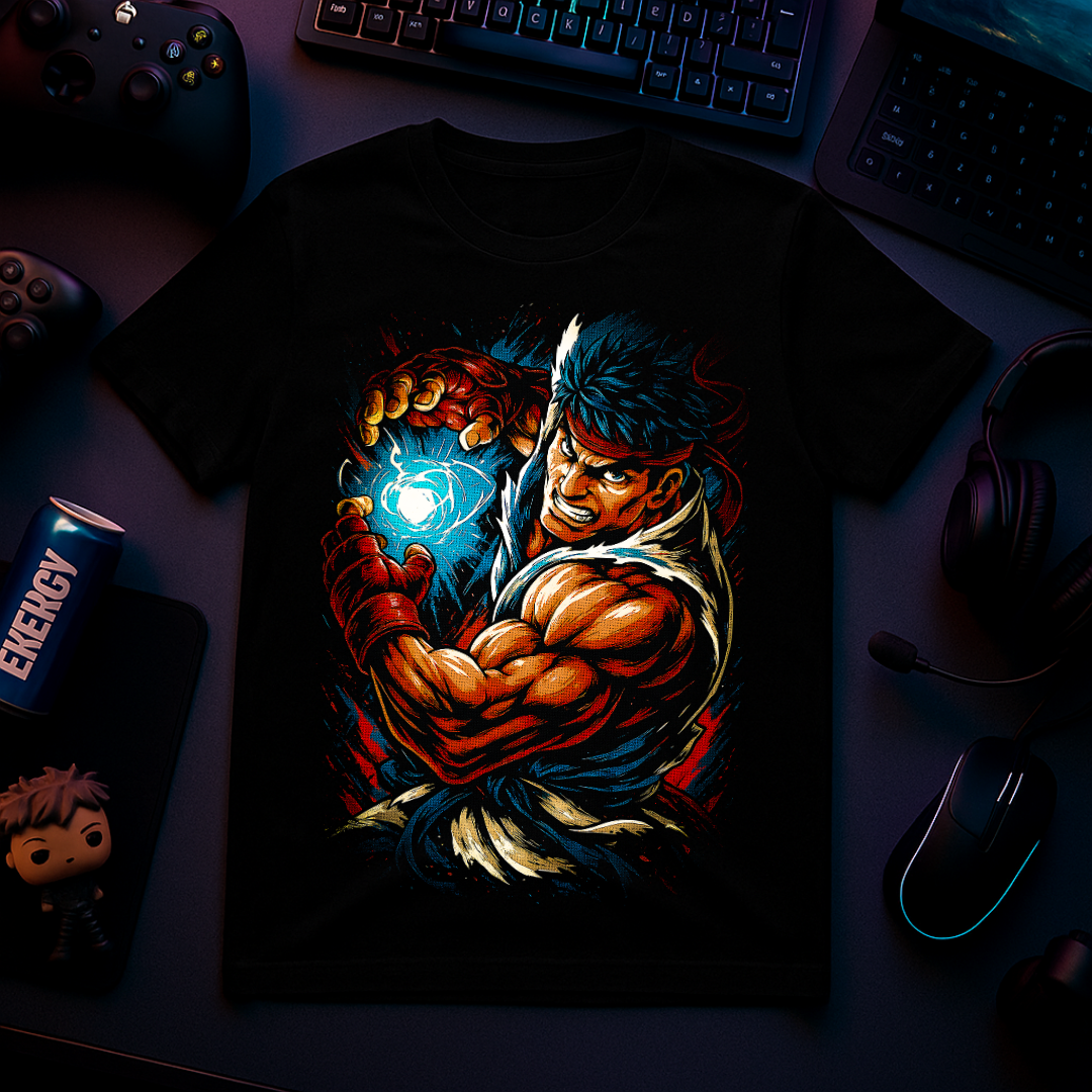 Estampa Gamer Ryu Street Fate