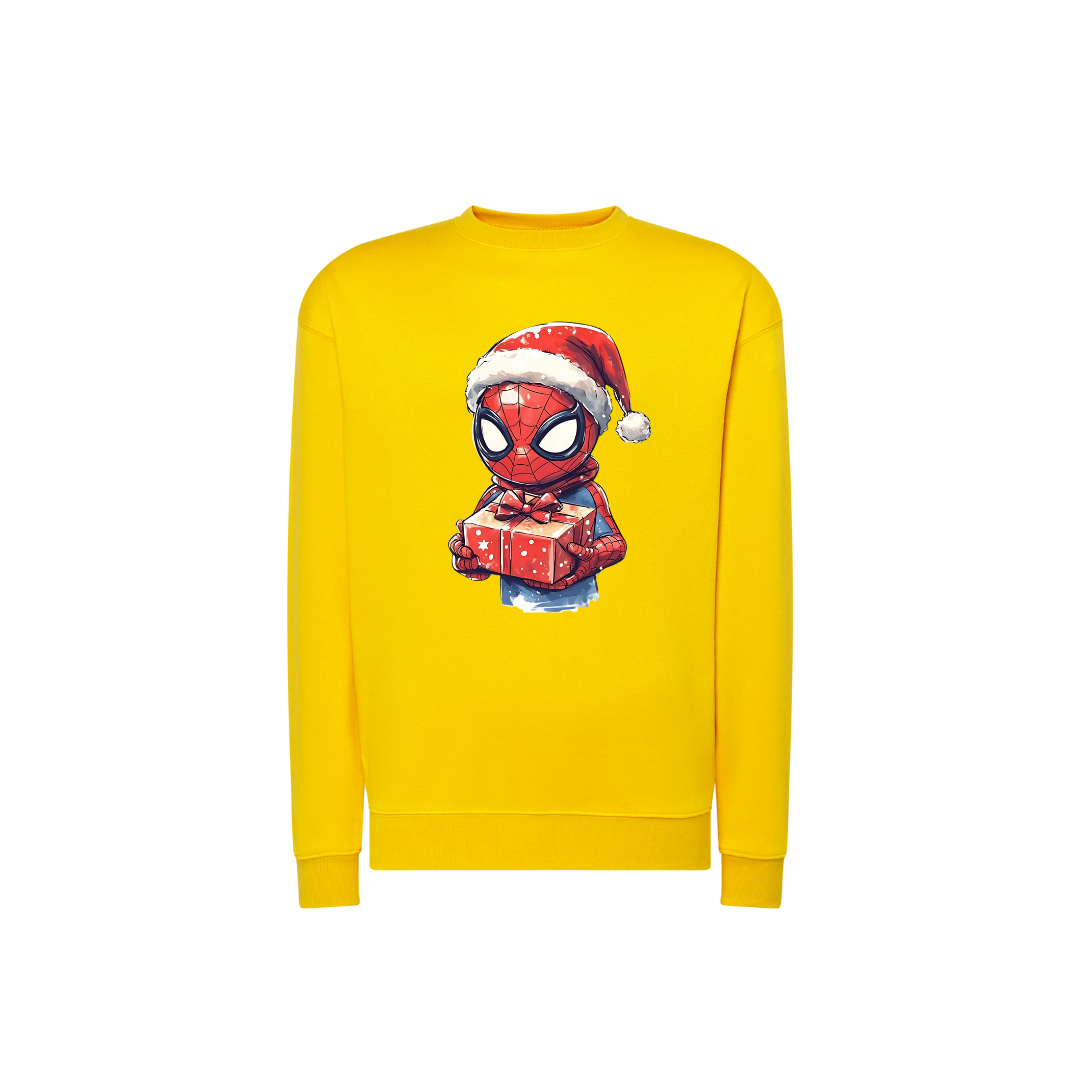 Sweatshirt Estampa De Natal Homem-Aranha