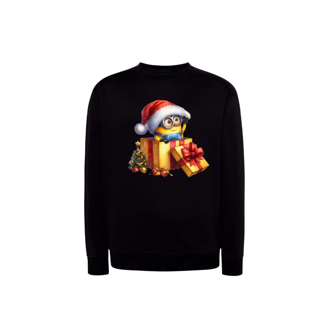 Sweatshirt Estampa De Natal Minions