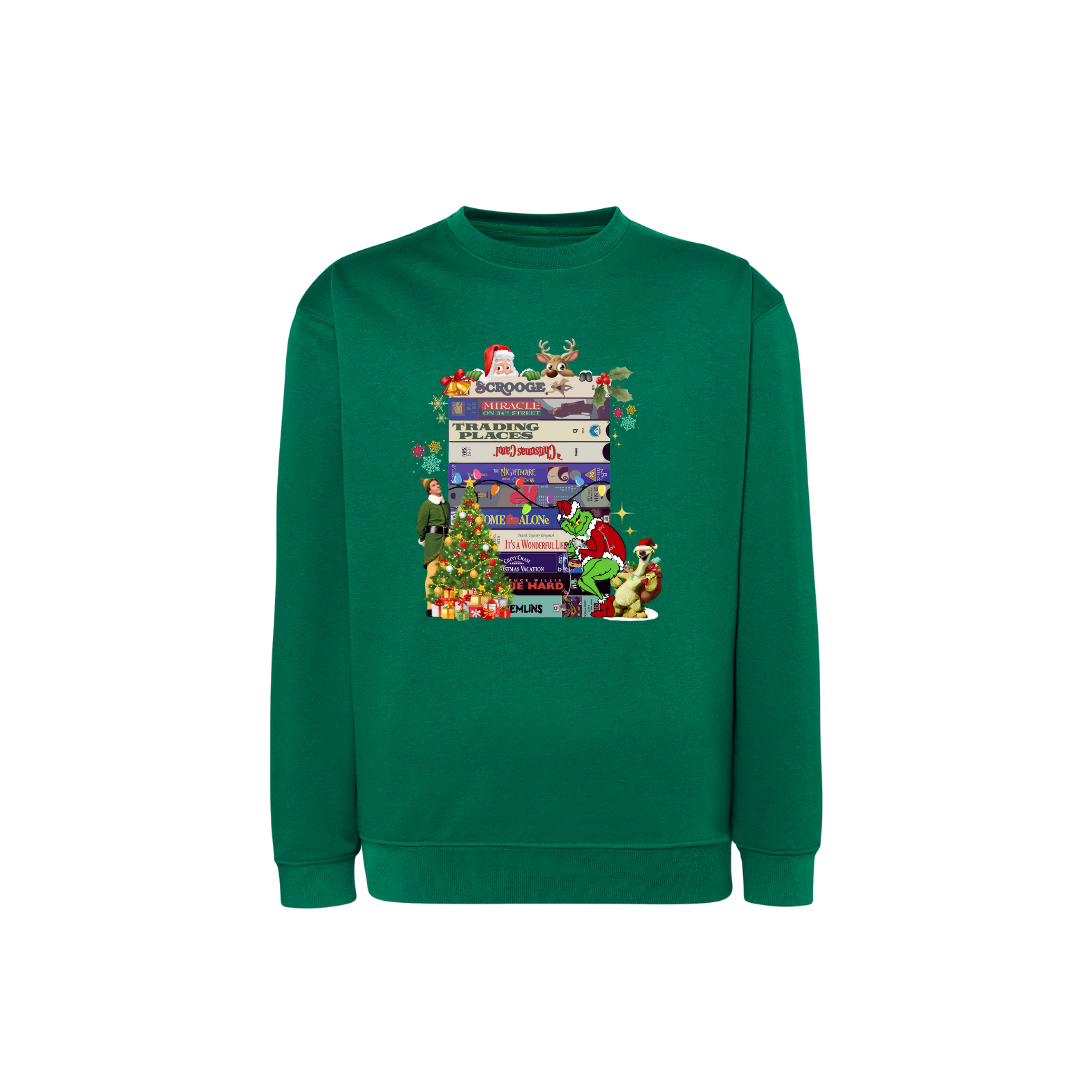 Sweatshirt Estampa De Natal Livros