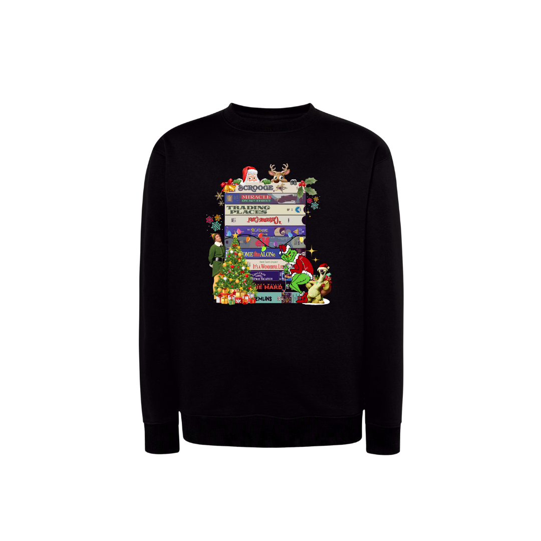 Sweatshirt Estampa De Natal Livros