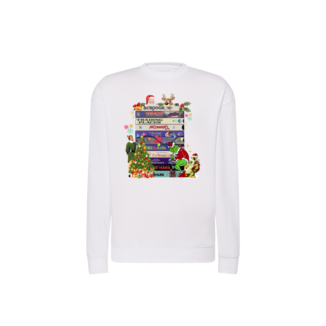Sweatshirt Estampa De Natal Livros