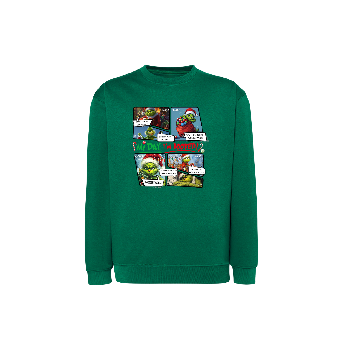 Sweatshirt Estampa De Natal Quadrinhos