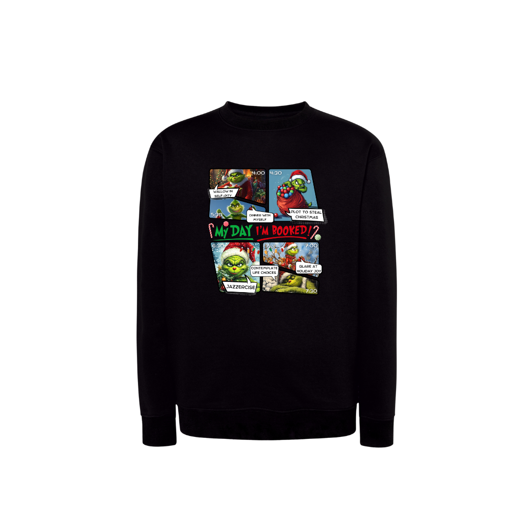 Sweatshirt Estampa De Natal Quadrinhos