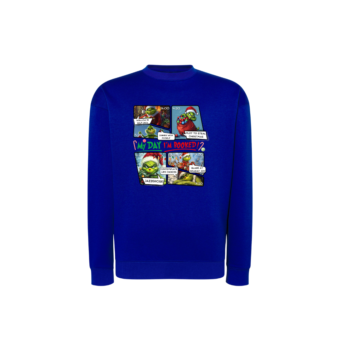 Sweatshirt Estampa De Natal Quadrinhos