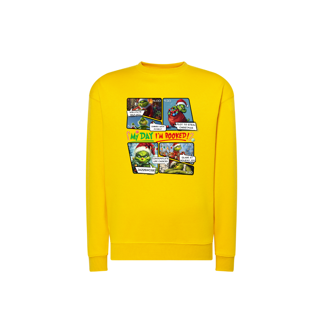 Sweatshirt Estampa De Natal Quadrinhos