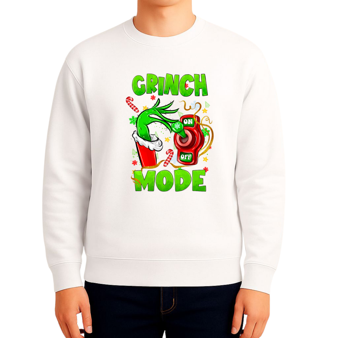 Sweatshirt Estampa De Natal Grinch Mode