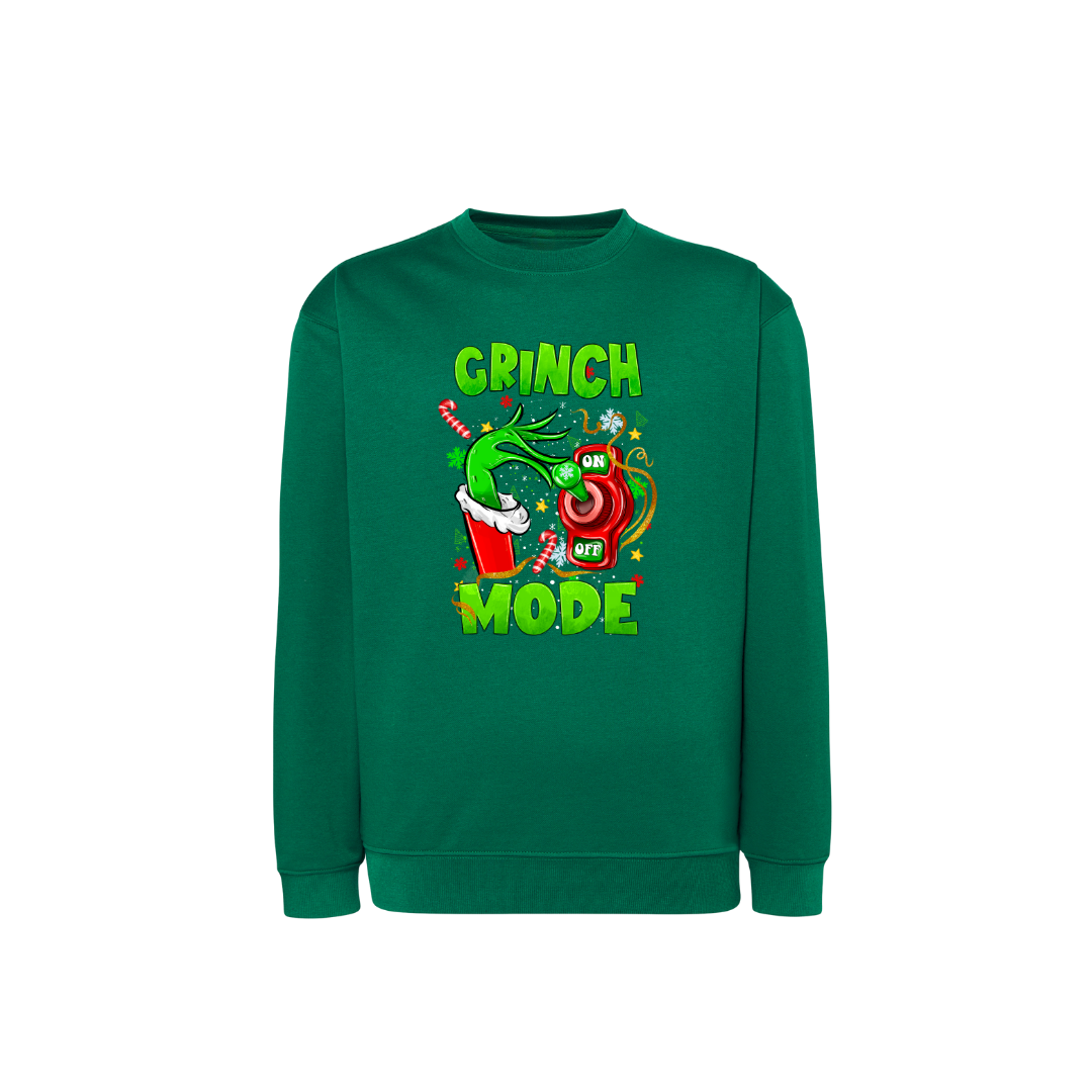 Sweatshirt Estampa De Natal Grinch Mode