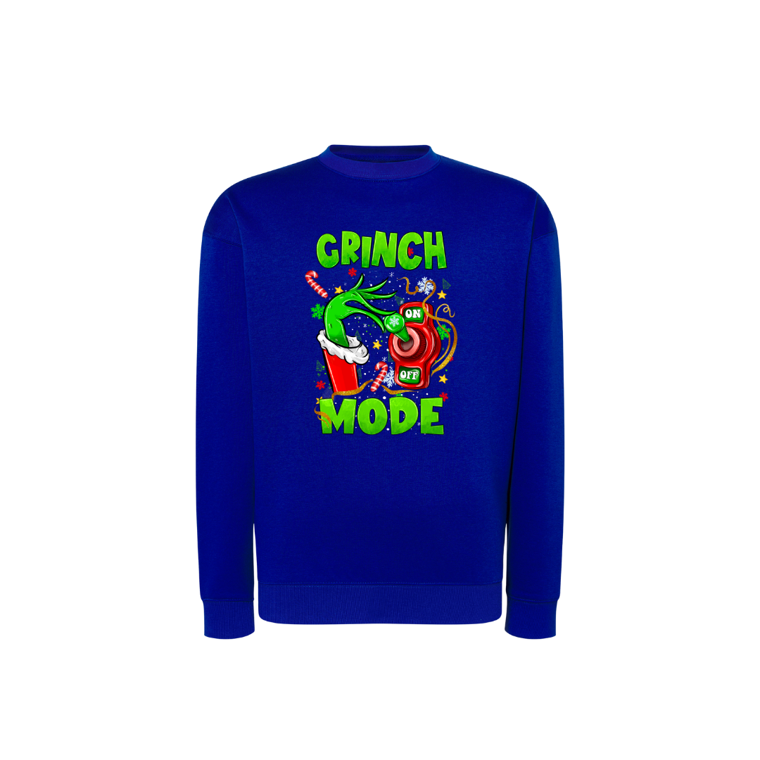 Sweatshirt Estampa De Natal Grinch Mode