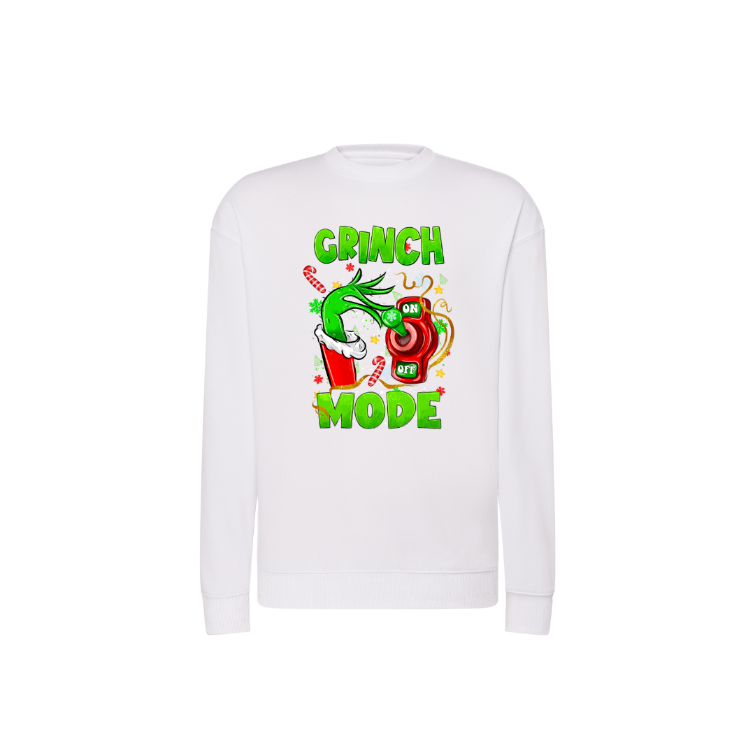Sweatshirt Estampa De Natal Grinch Mode