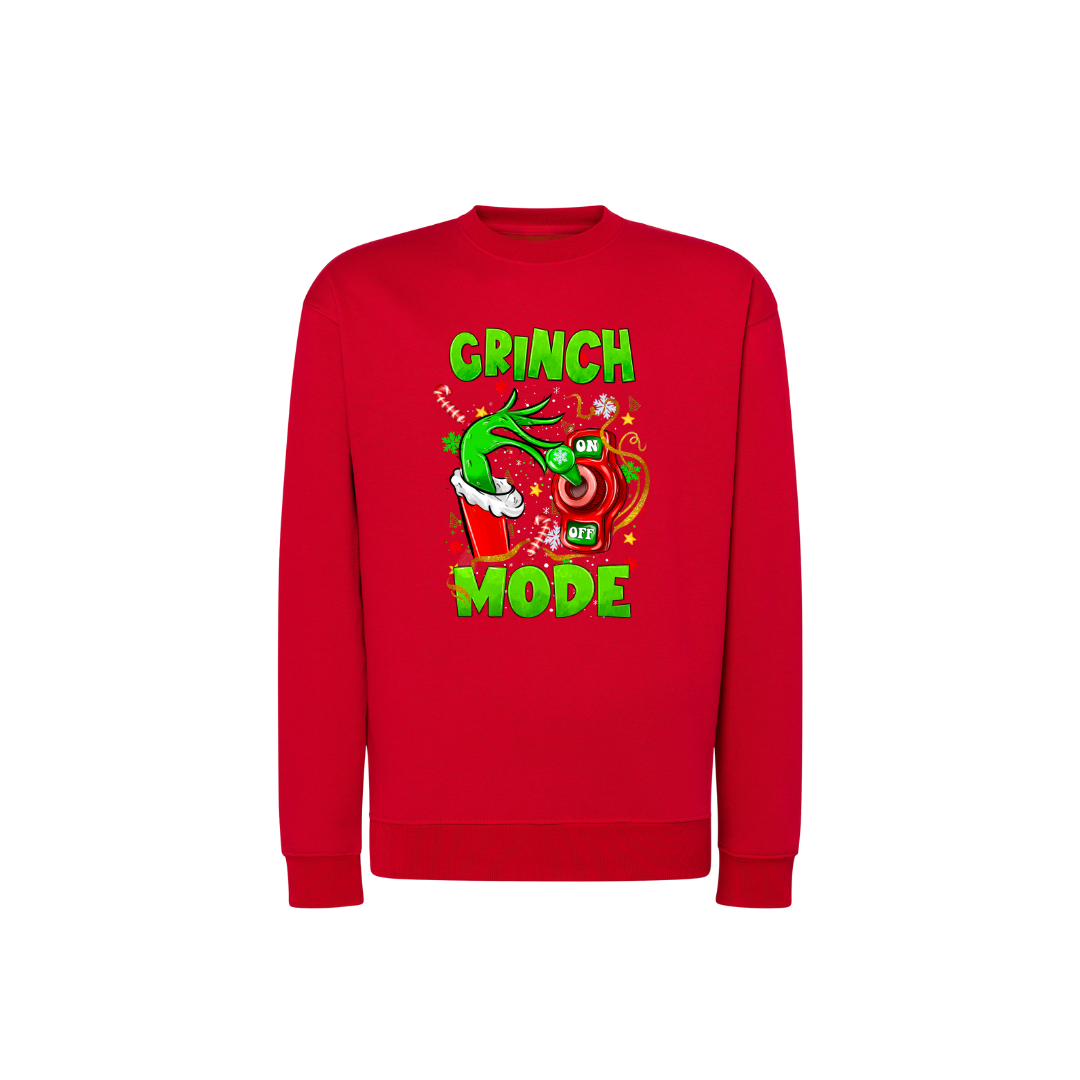 Sweatshirt Estampa De Natal Grinch Mode