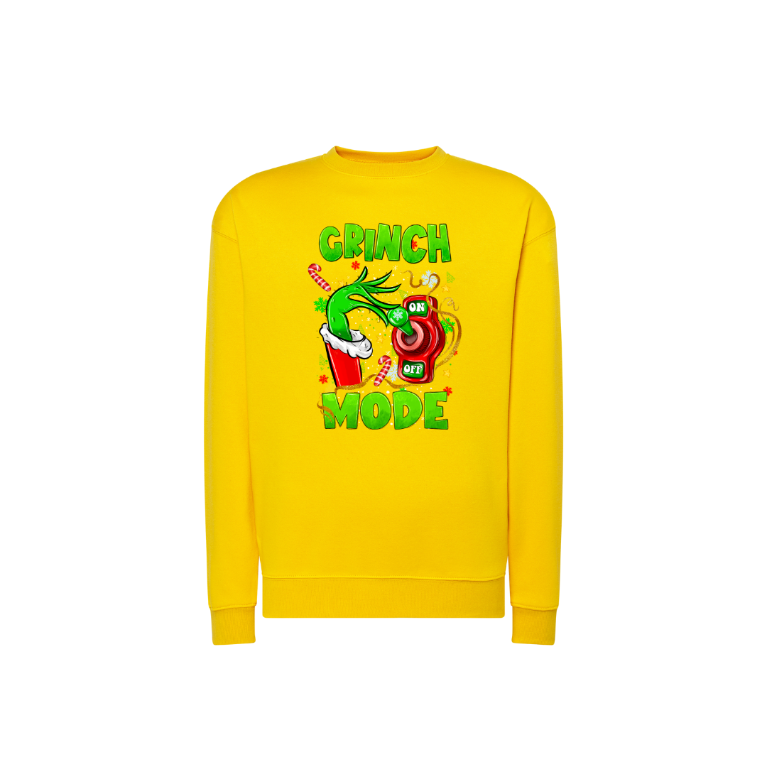 Sweatshirt Estampa De Natal Grinch Mode