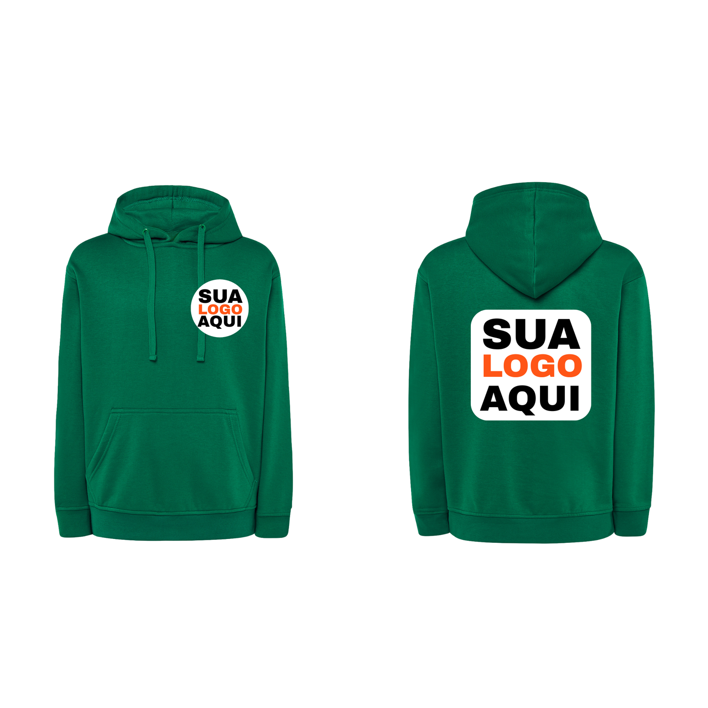 Sweartshirts Com Capuz Unissexo Estampa Frente e Costas