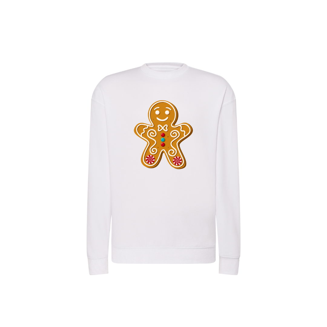 Sweatshirt Estampa Biscoito de Natal