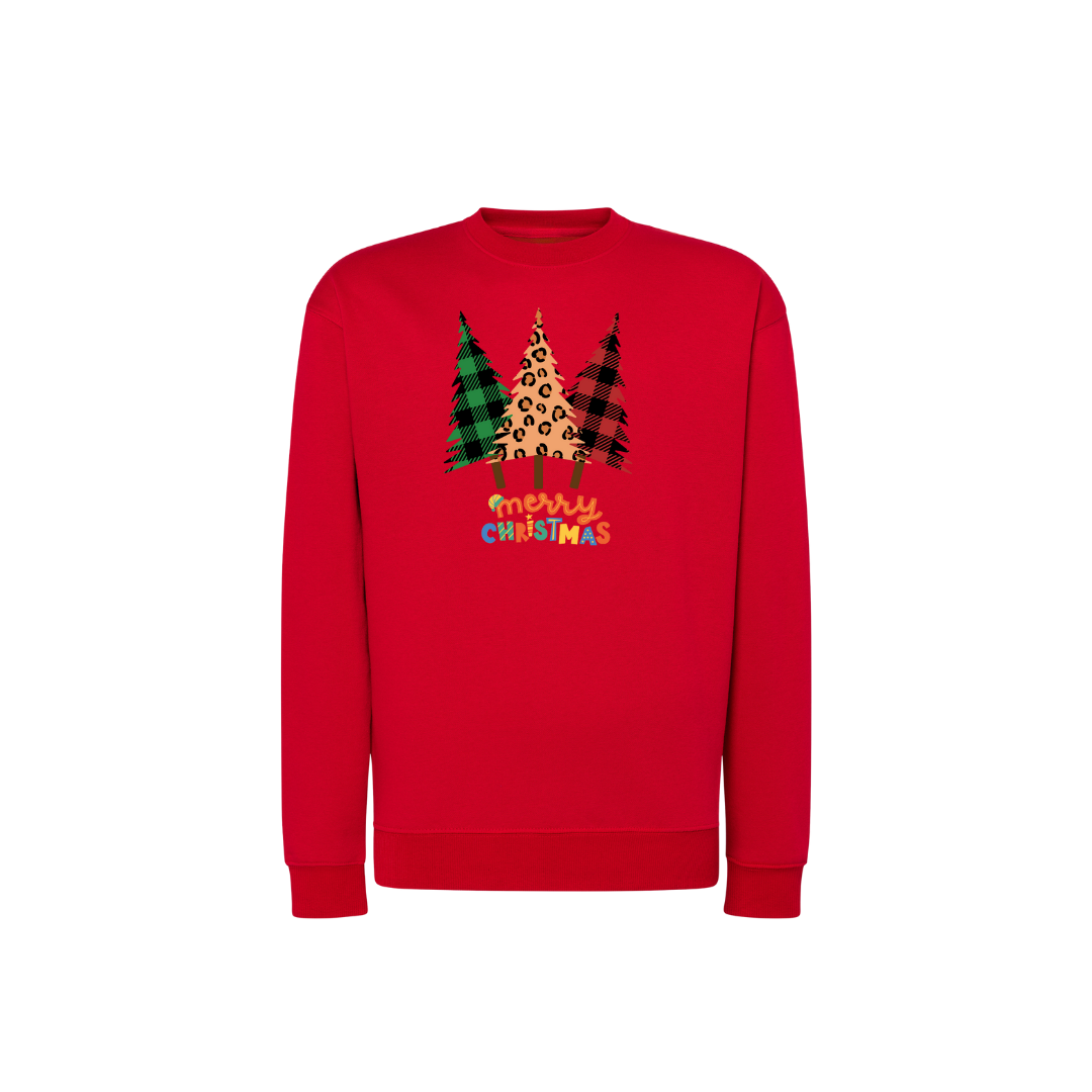 Sweatshirt Estampa Árvore De Natal