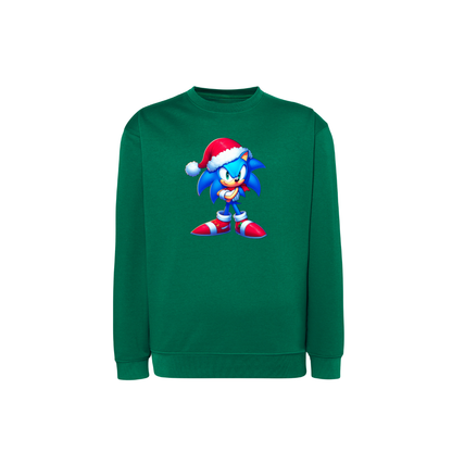 Sweatshirt Estampa De Natal Sonic the Hedgehog
