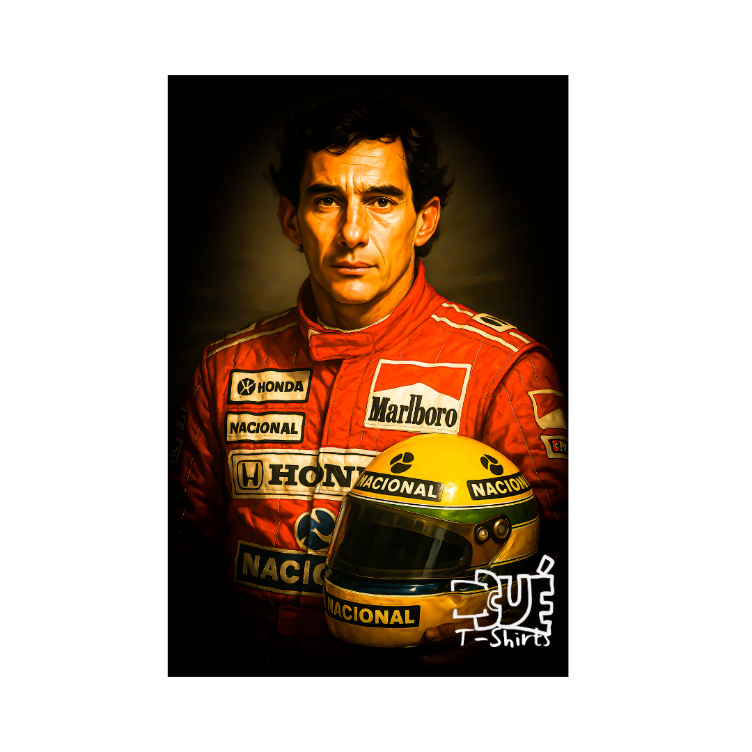 Estampa Desporto Ayrton Senna