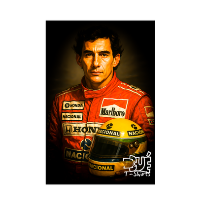 Estampa Desporto Ayrton Senna