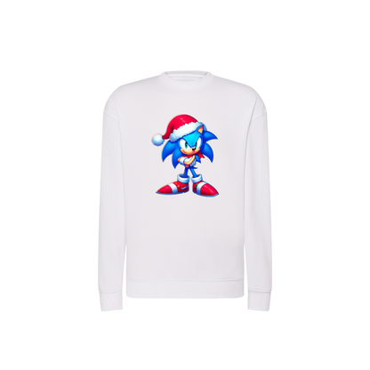 Sweatshirt Estampa De Natal Sonic the Hedgehog