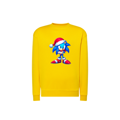 Sweatshirt Estampa De Natal Sonic the Hedgehog
