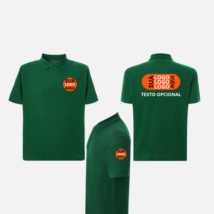 POLO LOGO FRENTE COSTA E MANGA