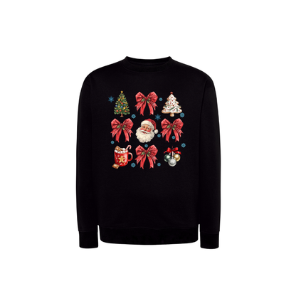 Sweatshirt Estampa De Natal Delicada
