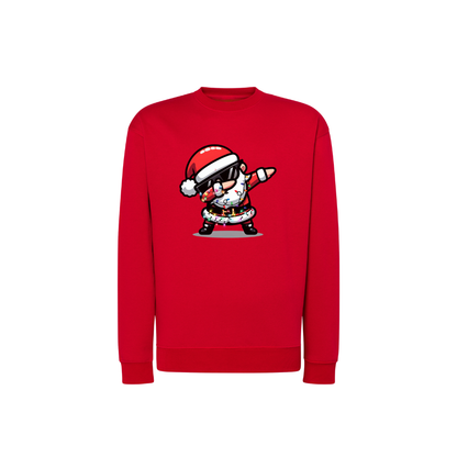 Sweatshirt Estampa De Natal Papai Noel De Òculos