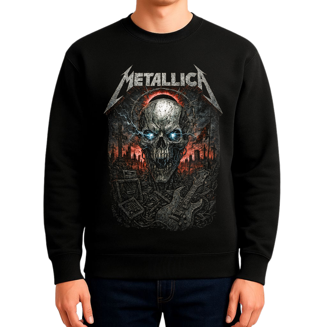 Estampa Rock Metallica