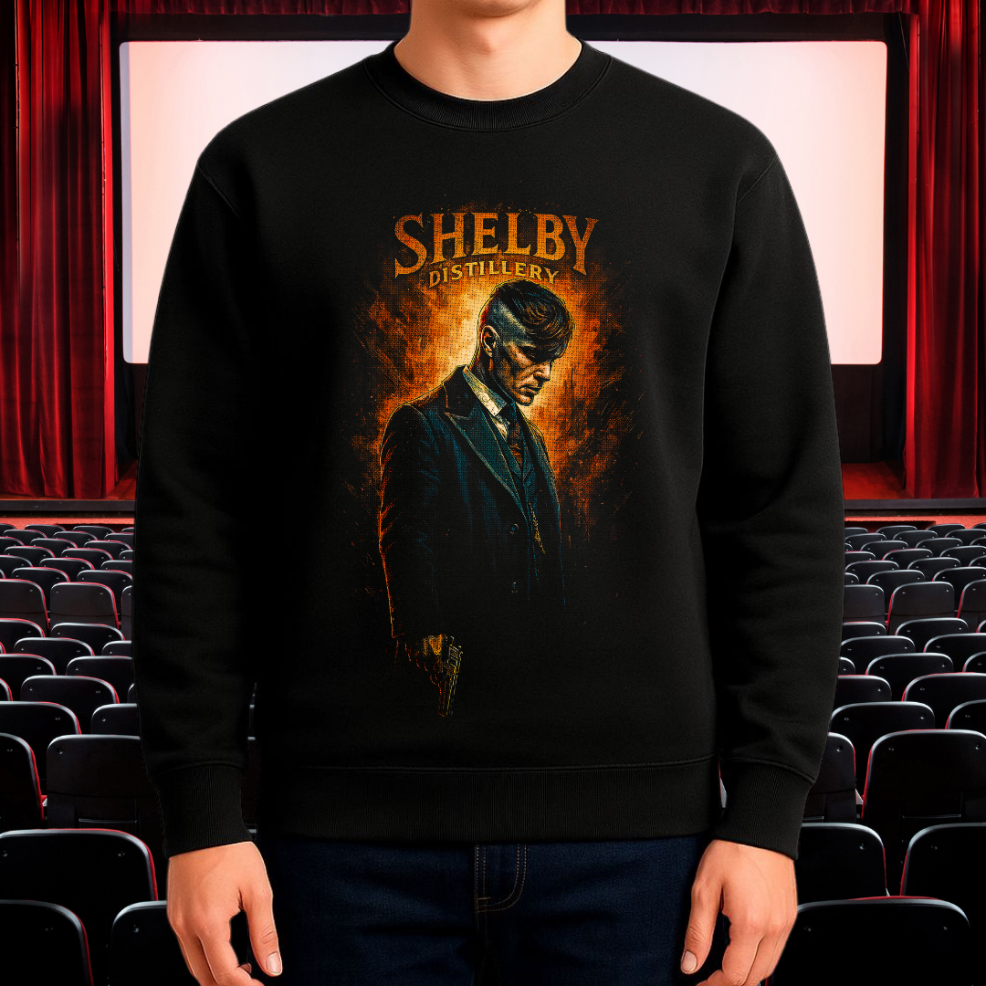 Estampa Filme Shelby Distillery