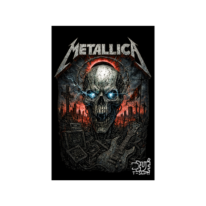 Estampa Rock Metallica