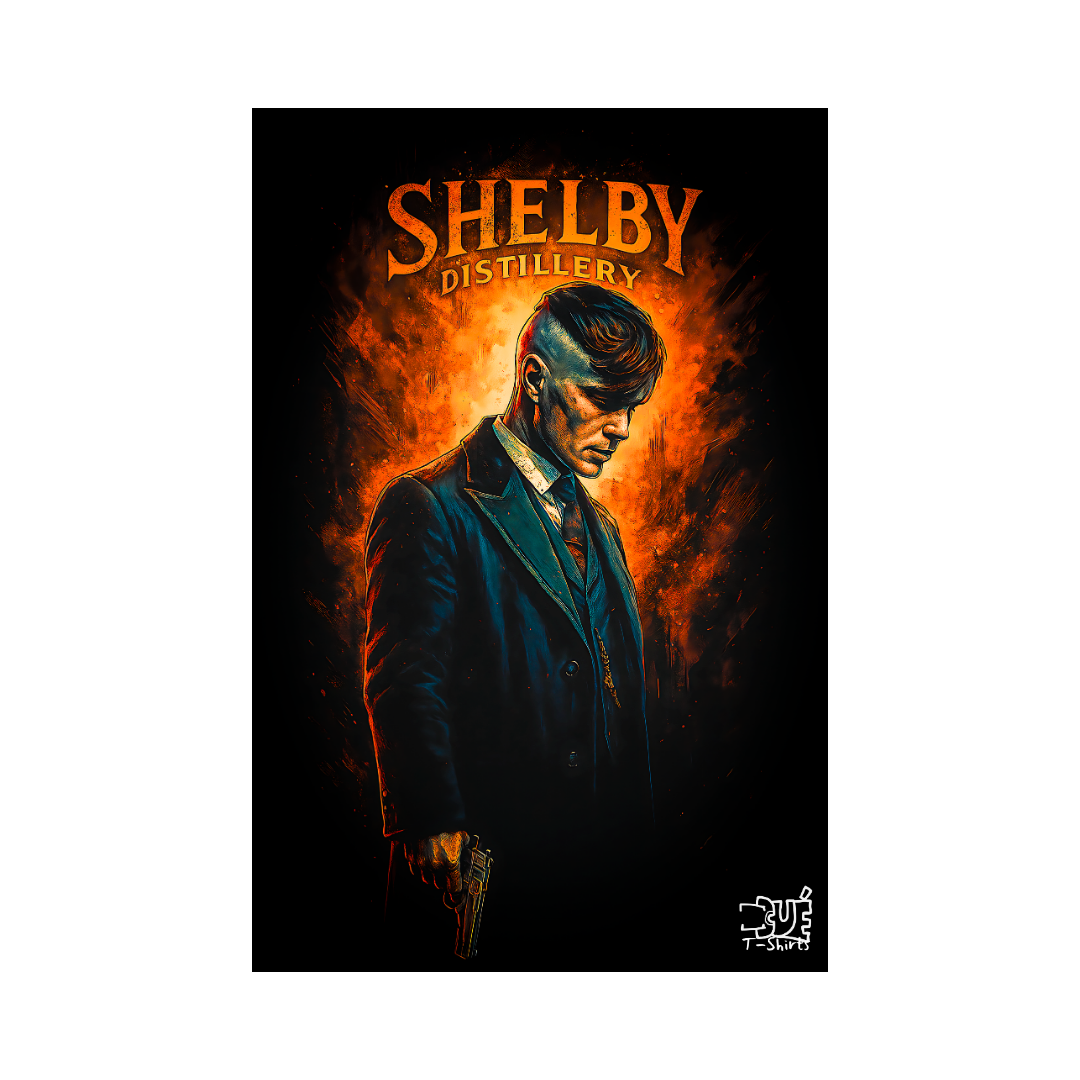 Estampa Filme Shelby Distillery