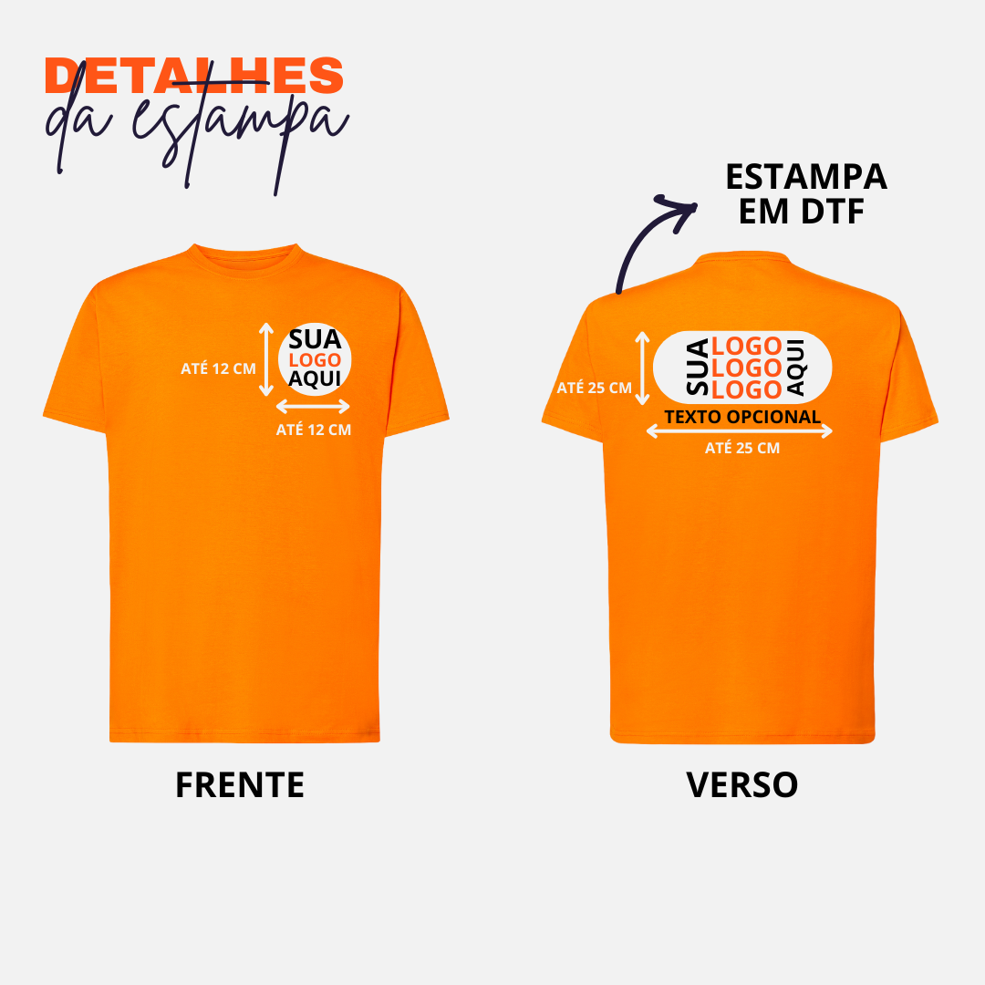 UNIFORME ESTAMPA FRENTE E COSTAS