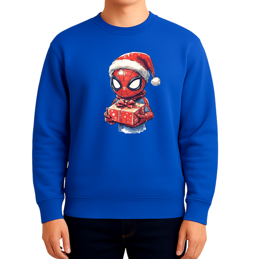 Sweatshirt Estampa De Natal Homem-Aranha