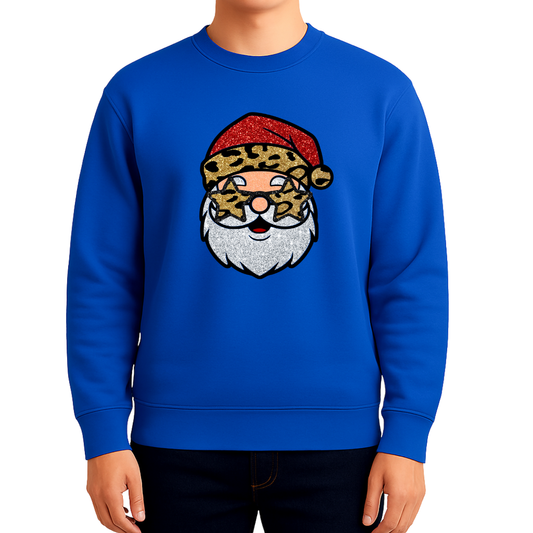Sweatshirt Estampa Papai Noel Brilhoso