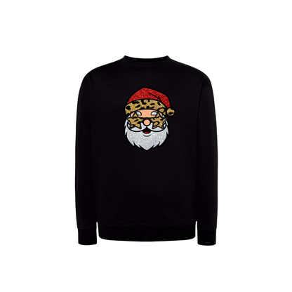 Sweatshirt Estampa Papai Noel Brilhoso