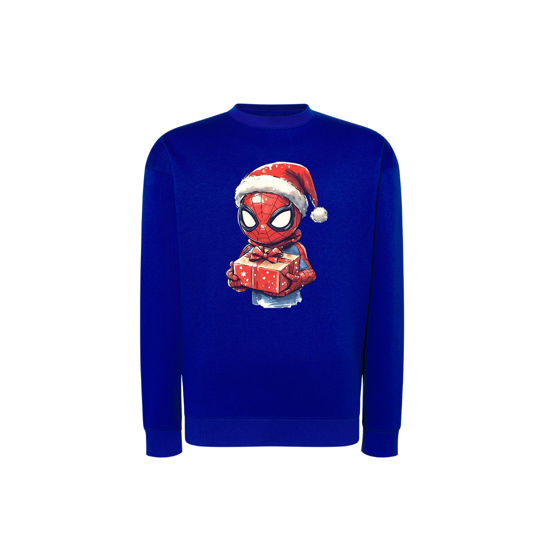Sweatshirt Estampa De Natal Homem-Aranha