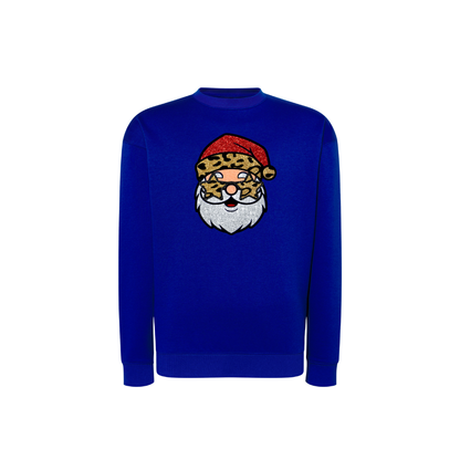 Sweatshirt Estampa Papai Noel Brilhoso