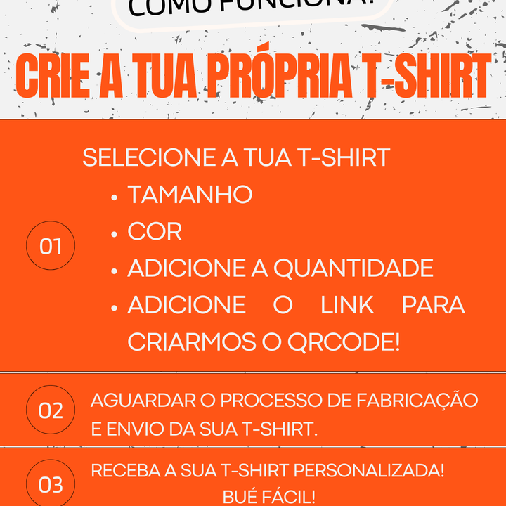 T-Shirt QRCode Personalizada