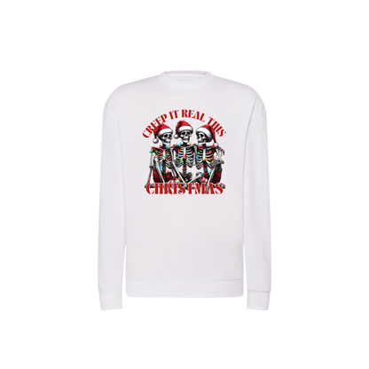 Sweatshirt Estampa De Natal Creep It Real This Christmas