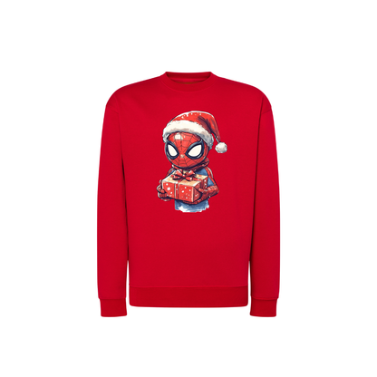 Sweatshirt Estampa De Natal Homem-Aranha